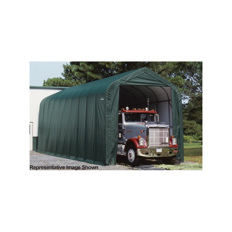 ShelterLogic 15x24x12 Peak Style Shelter Kit - Green (95371)