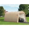 ShelterLogic 10x15x8 ft Round Style Auto Shelter - Sandstone (62689)