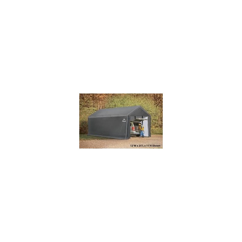 ShelterLogic 12x25x11 ShelterTUBE Storage Shelter, Grey (62807)