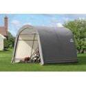 ShelterLogic 10x10x8 ft Round Style Storage Shed - Grey (70435)