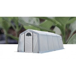 ShelterLogic 10x20x8 ft Rib Peak Style Greenhouse Translucent - Black (70652)