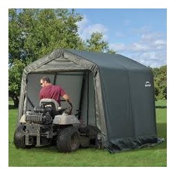 ShelterLogic 8x12x8 Peak Style Shelter, Grey (71813)