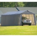 ShelterLogic 12x24x8 Peak Style Shelter, Grey (72434)