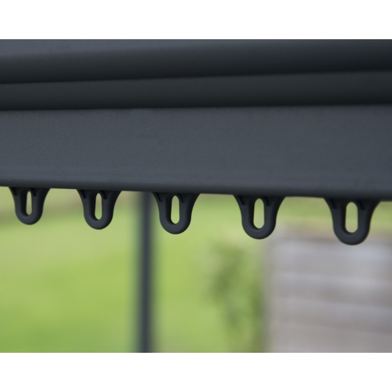 Palram Milano 4300 Garden Gazebo Kit - Grey Bronze (HG9173)