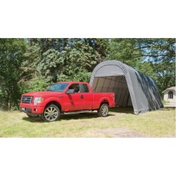 ShelterLogic 15x24x12 Round Style Shelter Kit - Grey (95360)