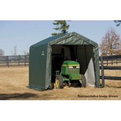 ShelterLogic 11x16x10 Peak Style Shelter, Green (72874)