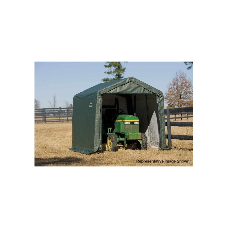 ShelterLogic 11x16x10 Peak Style Shelter, Green (72874)