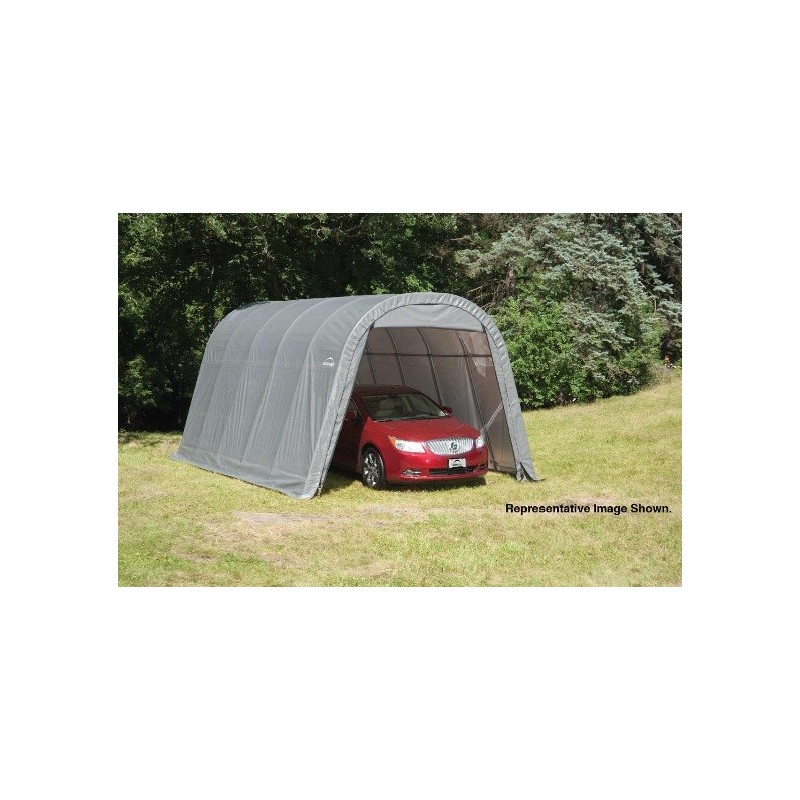 ShelterLogic 13x20x10 Round Style Shelter, Grey (73332)