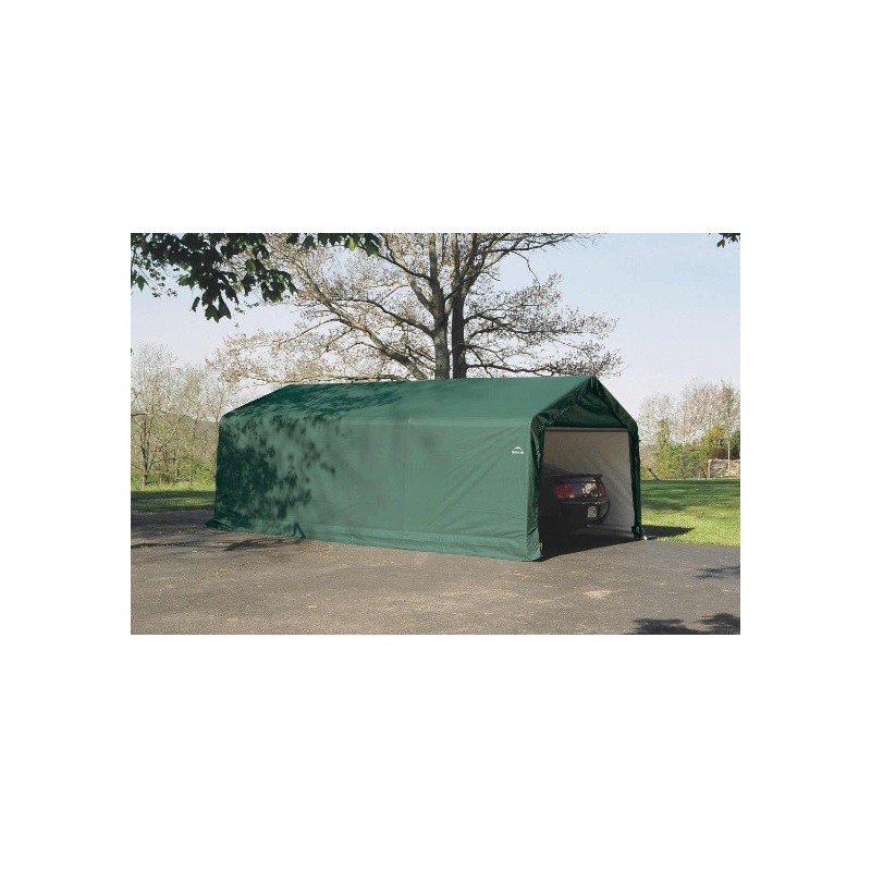 ShelterLogic 13x20x10 Peak Style Shelter, Green (73442)
