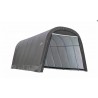 ShelterLogic 13x24x10 Round Style Shelter, Grey (74332) ShelterLogic 13x24x10 Round Style Shelter, Grey (74332)