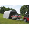 ShelterLogic 13x24x10 Round Style Shelter, Grey (74332) ShelterLogic 13x24x10 Round Style Shelter, Grey (74332)