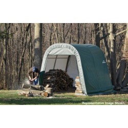 ShelterLogic 10x16x8 Round Style Shelter, Green (77824)