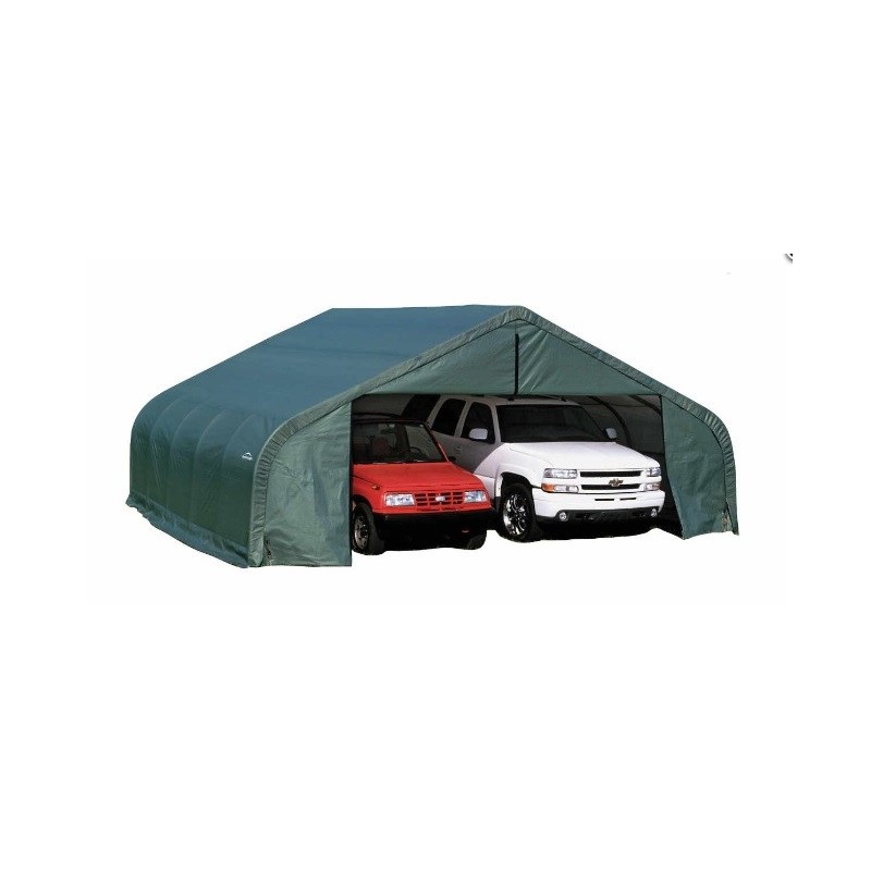 ShelterLogic 22x24x11 Peak Style Shelter, Green (78641)