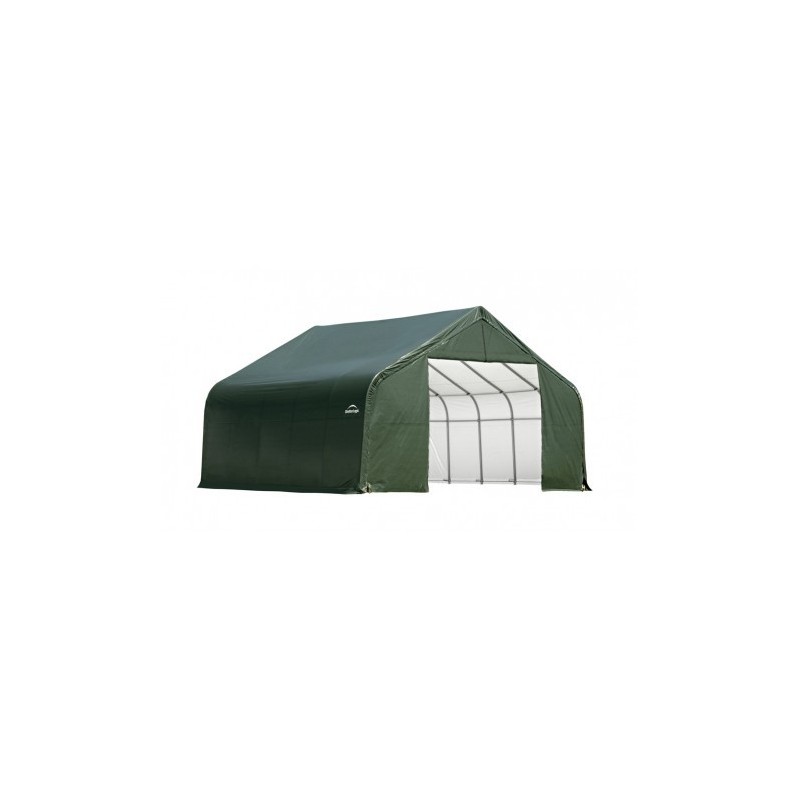 ShelterLogic 18x20x11 Peak Style Shelter, Green (80017)