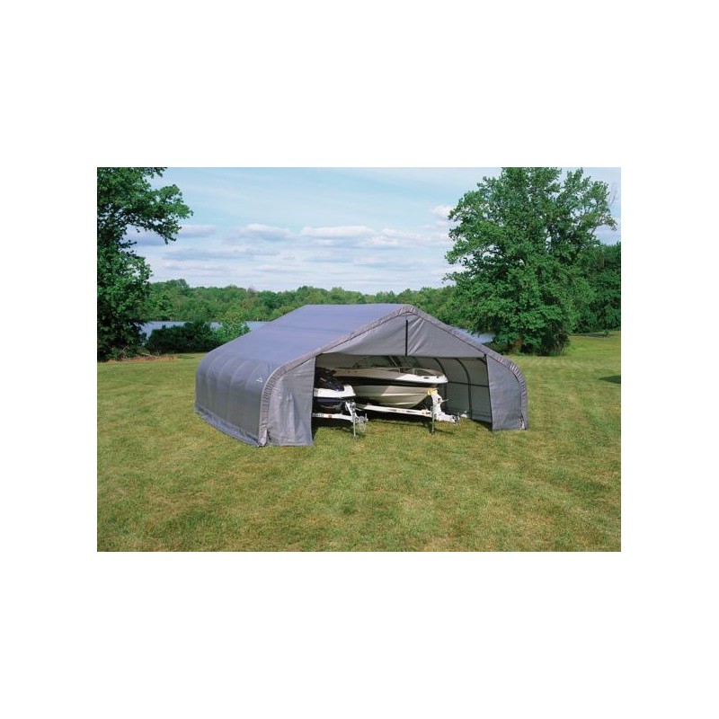 ShelterLogic 22x24x13 Peak Style Shelter, Grey (82143)