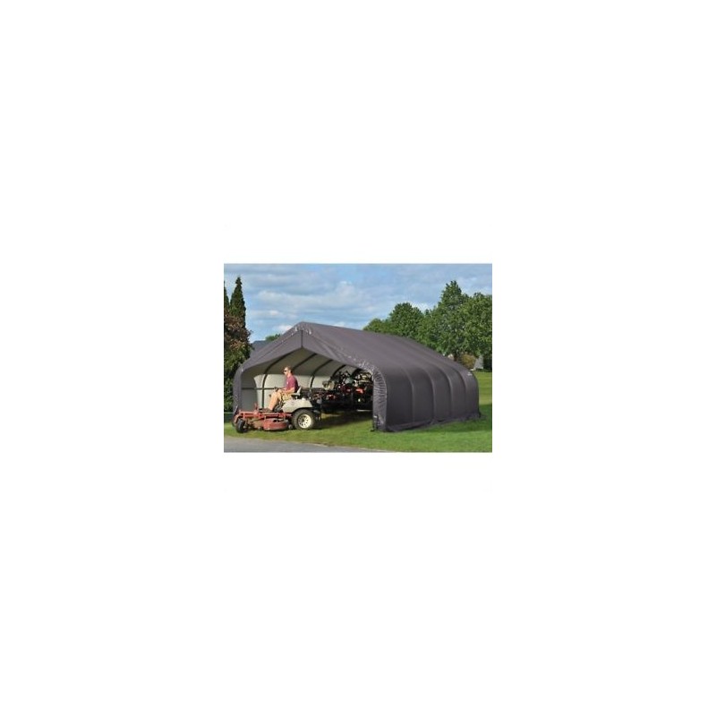 ShelterLogic 22x28x13 Peak Style Shelter, Grey (82243)