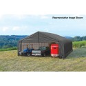 ShelterLogic 28x24x16 Peak Style Shelter Kit - Grey (86047)