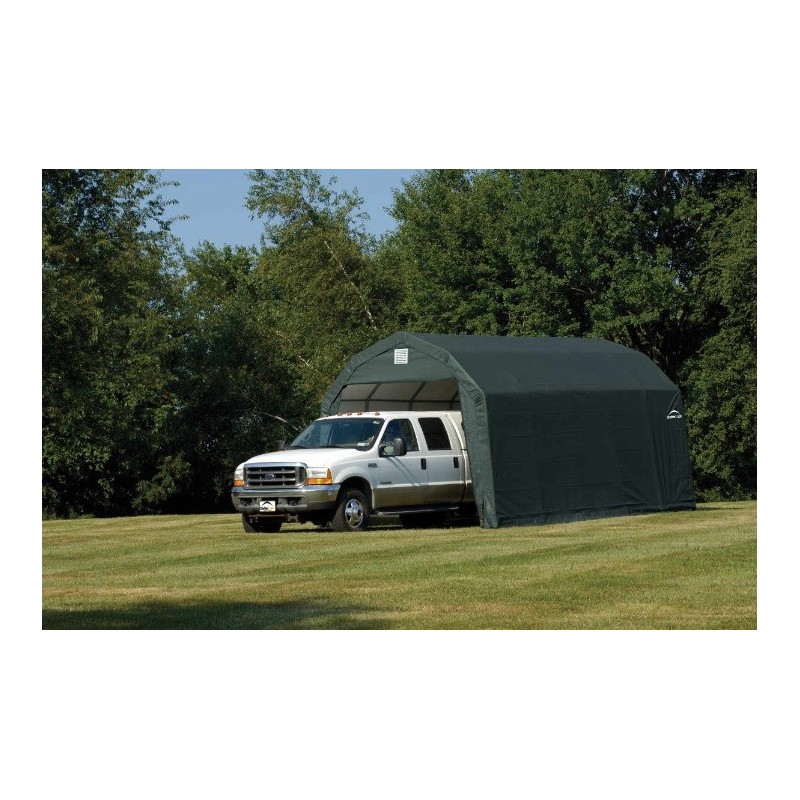 ShelterLogic 12x28x11 Barn Shelter, Green (90254)