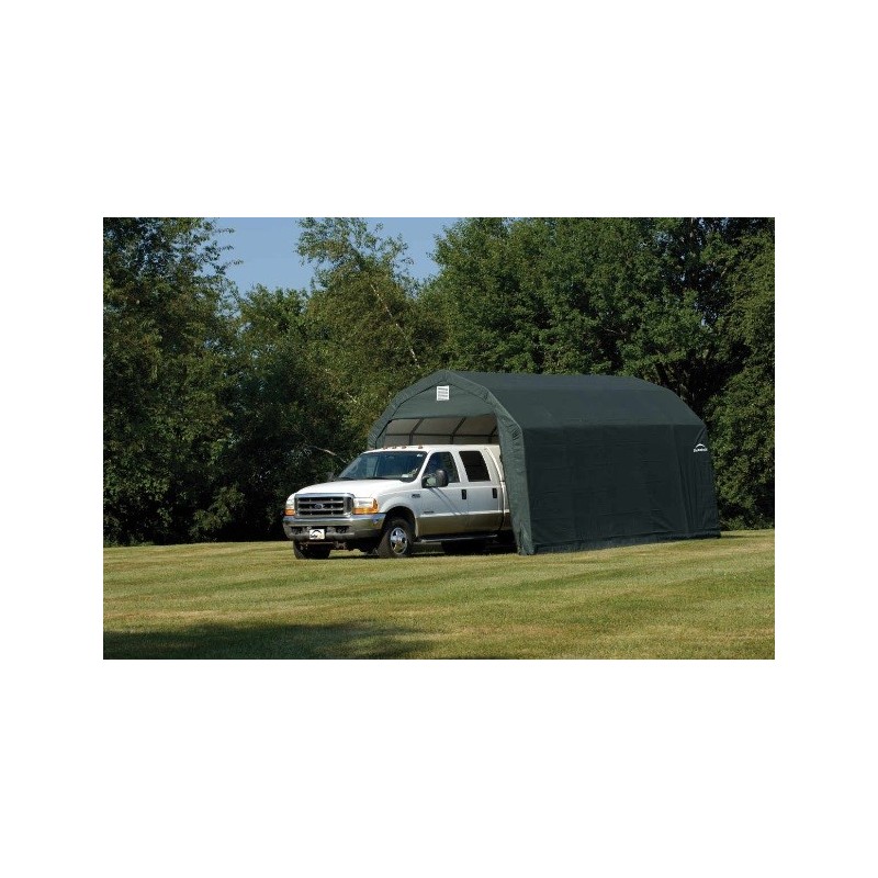 ShelterLogic 12x24x11 Barn Shelter, Green (90154)