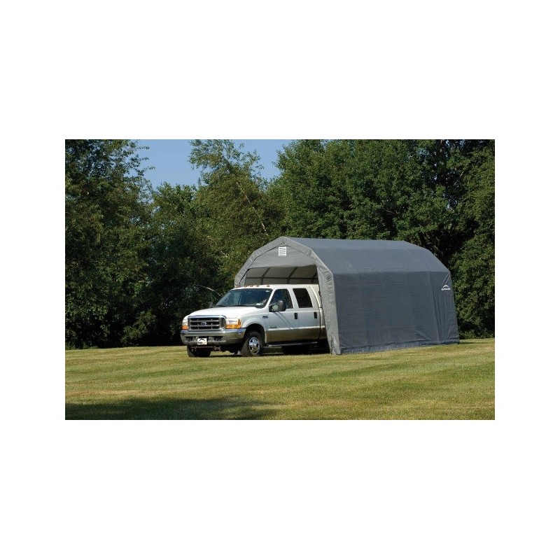 ShelterLogic 12x20x11 Barn Shelter, Grey (90053)