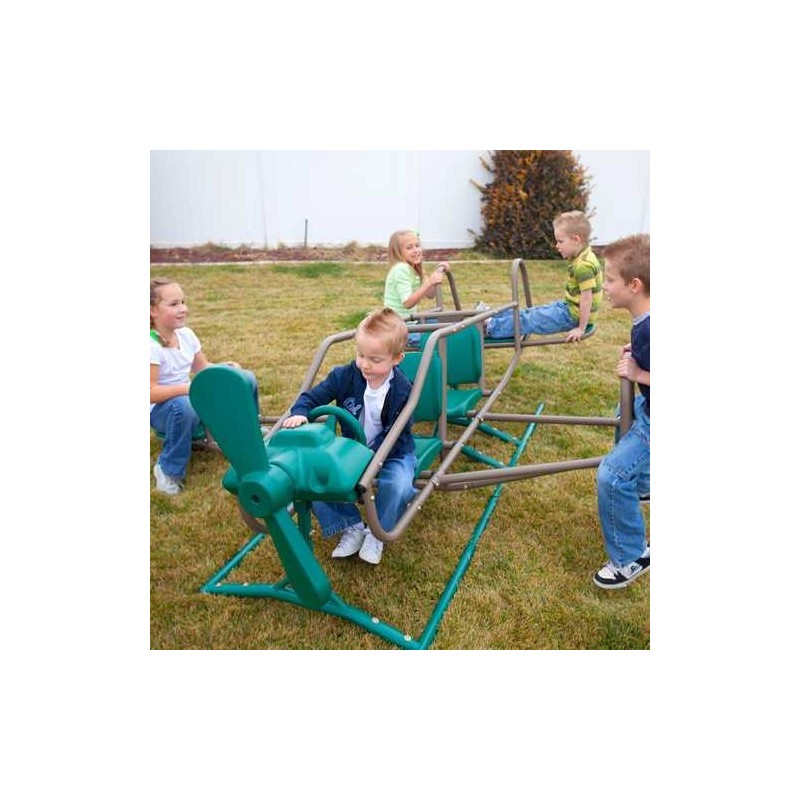 Lifetime Ace Flyer Airplane Teeter Totter - Earthtone (90135)