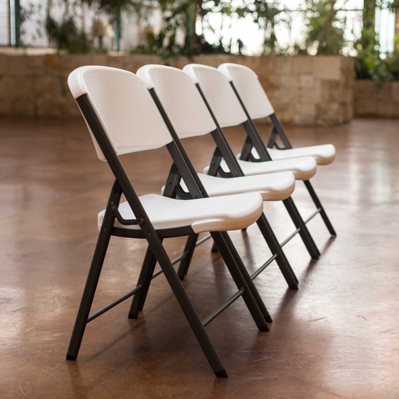 Lifetime Classic Commercial Folding Chair  4 Pack - White (42804)