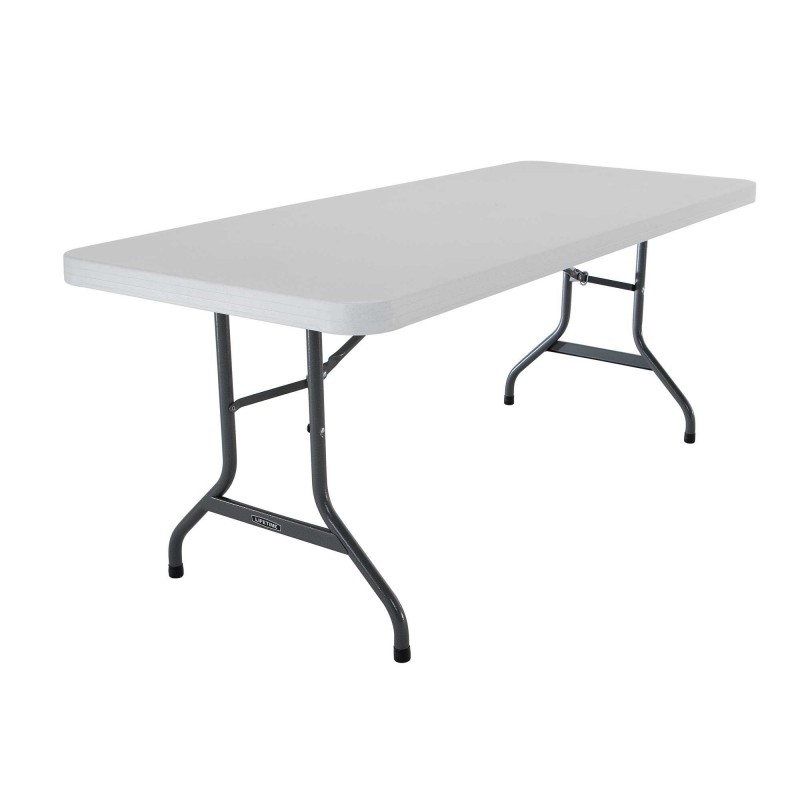 Lifetime 6 ft Commercial Plastic Folding Banquet Table - White (22901)