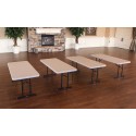 Lifetime 4-pack 6 ft Professional Grade Folding Tables - Putty (480126)