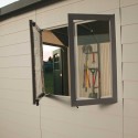 Lifetime 11x21 ft Storage Building Kit - Tri-Fold Doors (60237)
