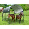 ShelterLogic 10x10 Corral Shelter Powder Coated 1-3/8" Steel Frame, 7.5 oz - Green (51530) ShelterLogic 10x10 Corral Shelter Powder Coated 1-3/8" Steel Frame, 7.5 oz - Green (51530)