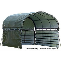 Shelterlogic- Enclosure Kit for Corral Shelter 10 x 10 ft. Green- (51483)
