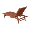 Leisure Season Chaise Lounge With Pull-Out Tray (CL7111)