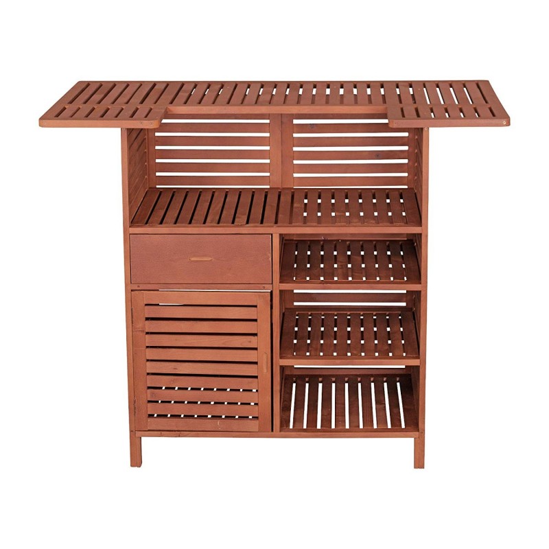 Leisure Season Outdoor Bar With Storage (OB4727)