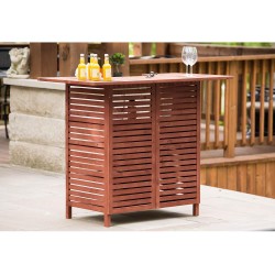 Leisure Season Outdoor Bar With Storage (OB4727)