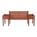 Leisure Season Wood Planter Bench (PBB7821)