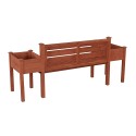 Leisure Season Wood Planter Bench (PBB7821)