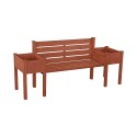 Leisure Season Wood Planter Bench (PBB7821)