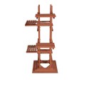 Leisure Season 6-Tier Wooden Pedestal Plant Stand (PS6116)