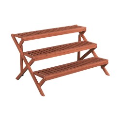Leisure Season 3-Tier Wooden Step Plant Stand (PS6133)