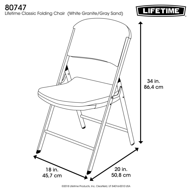 Lifetime Classic Folding Chair - 6 Pk (80747)