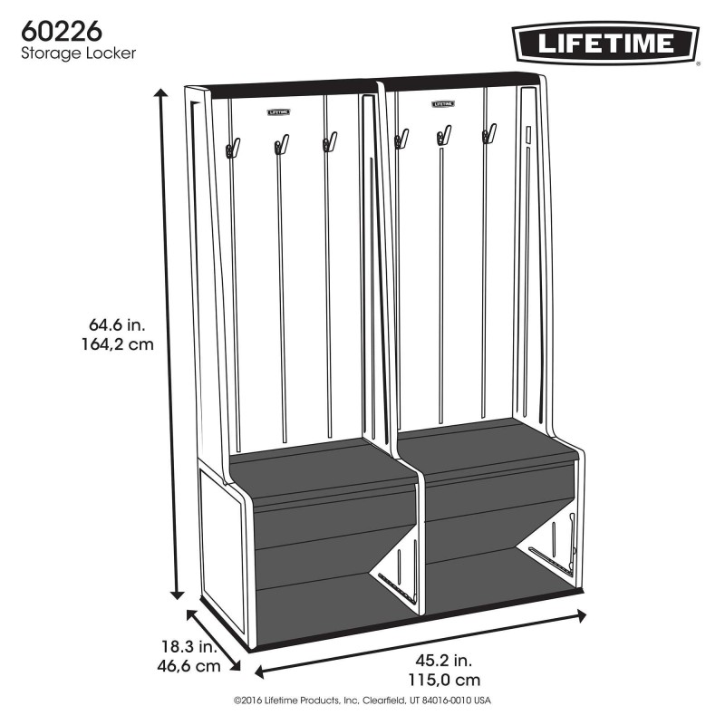Lifetime Home and Garage Storage Locker (60226)