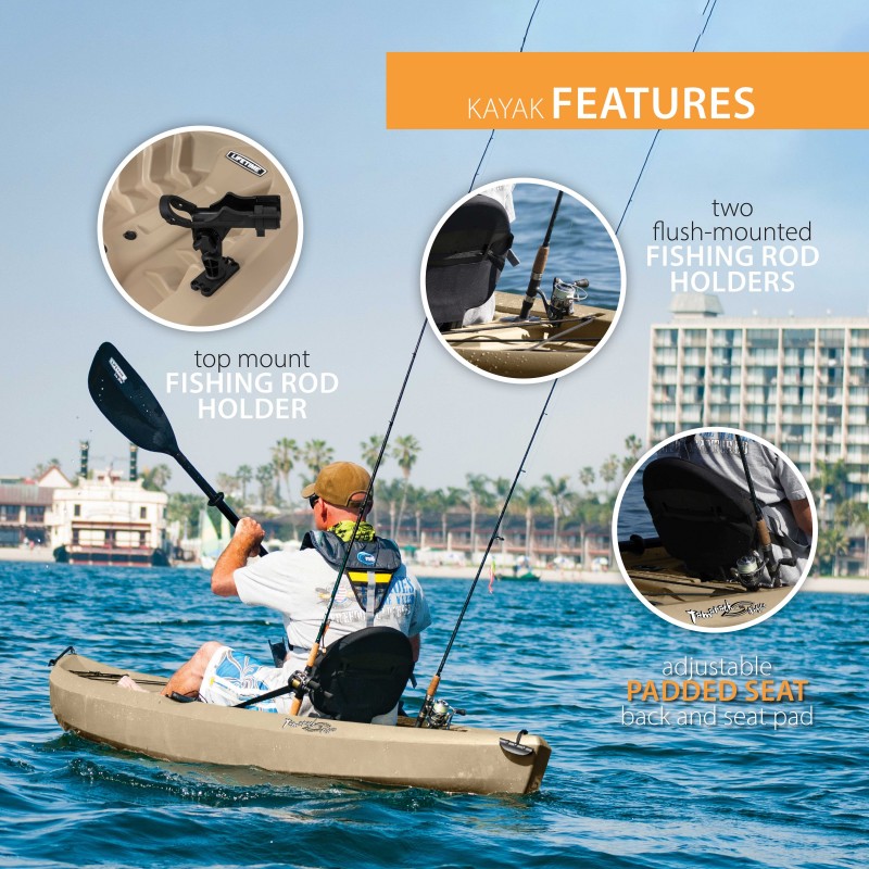 Lifetime Tamarack Sit-On-Top Kayak - Tan (90237)