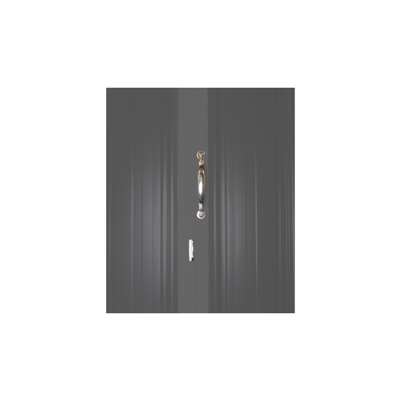 Arrow 8x7 Ezee Storage Shed Kit - High Gable, 72 In Walls, Vents - Charcoal (EZ8772HVCC)