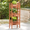 Leisure Season Wooden Stacking Plant Stand (PBS7117)