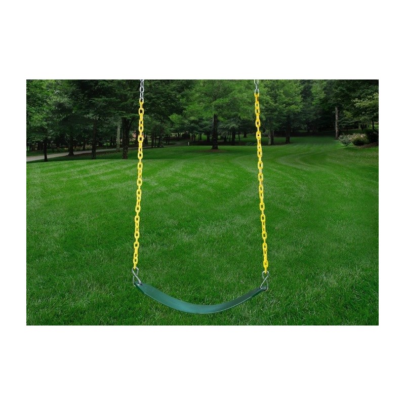 Gorilla Mountaineer Treehouse Cedar Wood Swing Set Kit  w/ Fort Add-On & Amber Posts - Amber (01-0068-AP)