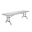 Lifetime 8 ft. Commercial Plastic Folding Banquet Table (Almond) 22984