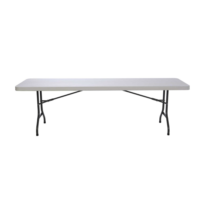 Lifetime 8 ft. Commercial Plastic Folding Banquet Table (Almond) 22984