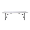 Lifetime 8 ft. Commercial Plastic Folding Banquet Table (Almond) 22984