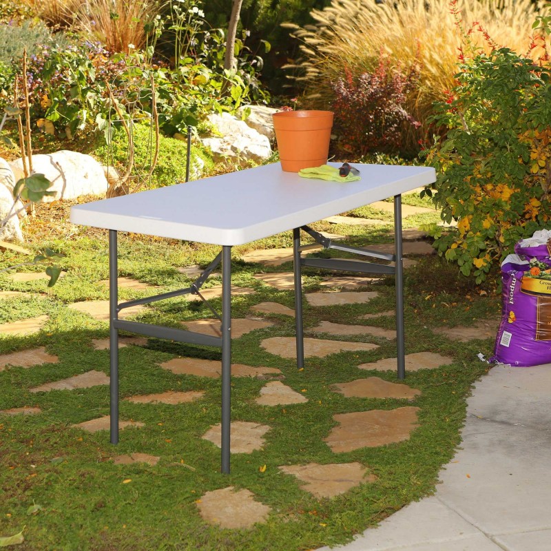 Lifetime 24-Pack 4 ft. Light Commercial Table - White (2940)