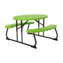 Lifetime Kids Oval Folding Picnic Table - Lime (60132)